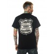 Dragstrip Clothing Route 66 Vintage Distressed Print T`shirt
